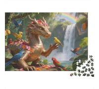 Mythical Beast Puzzle 1000 Pezzi Carta Spessa Dettagliato Per Adultidifficil Resistente Dragon Per Famiglie Compleanno Regalo 70x50cm/1000pcs