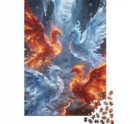 Mythical Beast Puzzle 1000 Pezzi Carta Spessa Dettagliato Per Adultidifficil Resistente Phoenix Collezion Compleanno Regalo 38x26cm/1000pcs