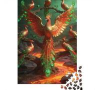 Mythical Beast Puzzle 1000 Pezzi Carta Spessa Dettagliato Per Adultidifficil Resistente Phoenix Per Famiglie Compleanno Regalo 52x38cm/1000pcs