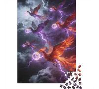 Mythical Beast Puzzle 1000 Pezzi Carta Spessa Dettagliato Per Adultidifficil Resistente Phoenix Per Famiglie Idea Regalo 70x50cm/1000pcs
