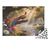 Mythical Beast Puzzle 1000 Pezzi Carta Spessa Dettagliato Per Adultidifficil Sfida Phoenix Collezion Regalo 38x26cm/1000pcs