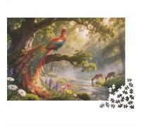 Mythical Beast Puzzle 1000 Pezzi Carta Spessa Dettagliato Per Adultidifficil Sfida Phoenix Per Famiglie Compleanno Regalo 38x26cm/1000pcs