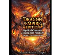 Mythical Creatures Coloring Book: Dragons, Unicorns, Phoenix & Magical Beasts with Fun Facts for Kids