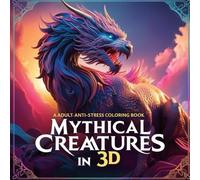 Mythical Creatures in 3D: A Fantasy Coloring Adventure: A Stunning 3D Fantasy Coloring Book for Adults with Dragons, Phoenixes and Other Legendary Creatures for Stress Relief
