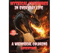 Mythical Creatures in Everyday Life: A Whimsical Coloring Adventure