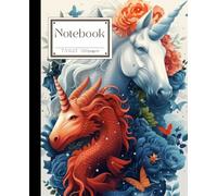 Mythical Creatures Medley Icon Composition Notebook for School and Work: Composition Note for Study Notes,Work Laptop,Creative Workspace,Entertainment Hub