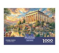 Mythical Greek LandscapeDynamic 1000-Piece Jigsaw Puzzles for Adults A Treasury of Challenging Puzzle Games for Women And Men - An Excellent Shared Hobby for Adults And Kids Age 12 Years And Up 70x50