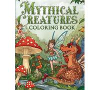 Mythical Illustrations Coloring Book: 55 Enchanting Illustrations of Mythical Settings