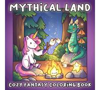 Mythical Land Coloring Book: A Journey Through Dreamy Fantasy Realms Coloring Pages Featuring Playful Creatures, Cozy Scenes, and Soft Adventure to Relax