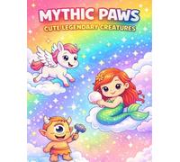 Mythical Magic Coloring Book: Fantasy Coloring Pages with Mermaids, Unicorns, Magical Creatures & Legendary Adventures for Kids