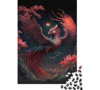 Mythical Phoenix Bird 1000 Pezzi Cartone Spesso Puzzle Premium Amanti Del Famiglia Allenamento Di Concentrazione Presente Divertente 52x38cm/1000pcs