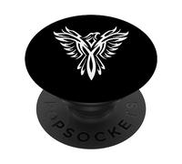 Mythical Phoenix Bird Rise From Ashes Graphic Born Again... PopSockets PopGrip Adesivo