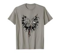 Mythical Phoenix Bird Rise from Ashes Watercolor Graphic Maglietta