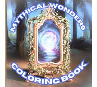 Mythical Wonders Coloring Book: Dreamlike Artwork of Mystical Fairies, Magical Retreats, and Fantasy Castles for Serenity and Relaxation.