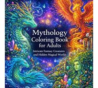 Mythology Coloring Book for Adults: Intricate Fantasy Creatures and Hidden Magical Worlds