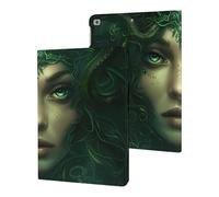 Mythology - Custodia Medusa con motivo mitologia greca, compatibile con iPad 2017/2018/Air1/Air2 (9,7 pollici), custodia protettiva con funzione sleep/wake
