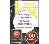 Mythology of the World: Word Search Puzzle Book For Teens & Tweens