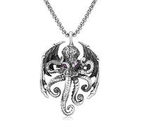 Mythos Octopus Sea Monster Pendente personalità Uomo 's Punk Hip Hop Collana Vintage Grandi Vecchi Gioielli