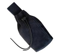 Mythrojan Borsa per cintura con coulisse Rinascimento Accessori Costume Sacchetto per gioielli - Midnight Navyblue, Blu marino mezzanotte, 8" x 6.5”