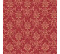 MyTinyWorld Confezione da 5 casa delle Bambole Rosso Chiaro su Rosso Foglia Damasco Carta da Parati Fogli