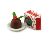 MyTinyWorld Miniatura Casa Bambole Christmas Pudding e Scatola