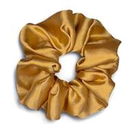 Mytoptrendz Elastico per capelli in raso di alta qualità, grande, senza danni, senza tracce (oro)