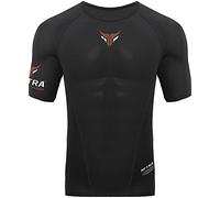 Mytra Fusion Bjj Rash Guard Men Power Layer Base Layer Compression Rash Guard (Black, X-Large)