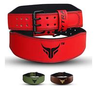 Mytra Fusion Cintura Palestra 4 Pollici Cintura Sollevamento Pesi Ideale per Allenamento, Powerlifting, Sostegno Schiena Donna Cintura Bodybuilding (Red, Medium)