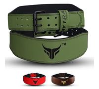Mytra Fusion Cintura Palestra 4 Pollici Cintura Sollevamento Pesi Ideale per Allenamento, Powerlifting, Sostegno Schiena Donna Cintura Bodybuilding (Green, Medium)