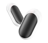 Mytrix Scaldamani ricaricabili 2 in 1, 6000 mAh, scaldamani ricaricabili USB riutilizzabili, per campeggio, sci, caccia, golf, regalo per donne e bambini, confezione da 2