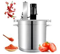 MYUYEE Agitatrice automatica commerciale per cucinare salse e zuppe, miscelatore elettrico con velocità regolabile per una preparazione efficiente degli alimenti, 60 L (size_name-25L)