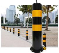 MYUYEE Cono da Cantiere delimitatore del Traffico palo in Metallo per parcheggio su vialetto Coni di Sicurezza Stradale con Base dissuasore Riflettente per,1 Confezione da 75 cm/29,5 Pollici