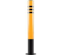 MYUYEE Cono Stradale Pali di delimitazione del Traffico in Ferro palo di delimitazione Giallo con Base barriera di Sicurezza per Il parcheggio in Aree ad Alto,Giallo-H60cm 1 pz