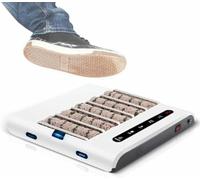 MYUYEE Lucidatrice Elettrica per Scarpe - Macchina per La Pulizia delle Suole Completamente Automatica Senza Acqua, Spazzola Intelligente per Scarpe Ricaricabile per Una Cura EF