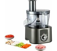 MYUYEE Macchina Elettrica per Tagliare Le Verdure A Cubetti Commerciali 2 in 1, Tagliapatate Fritte, Robot da Cucina di Grandi Dimensioni, Tagliafrutta(Nero)