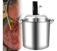 MYUYEE Miscelatore per alimenti verticale commerciale, miscelatore per condimenti in acciaio inossidabile da 80 l, miscelazione uniforme a 360° completamente automatica per base di zuppe, preparazione
