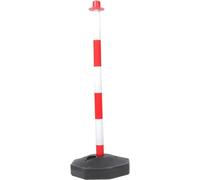 MYUYEE Palo di Isolamento 1/2/3/4 Pezzi Colonna di guardrail Stradale Tubo di guardrail per parcheggio Colonna di guardrail Stradale Colonna di Segnale Riflettente in,Rosso-1 pz