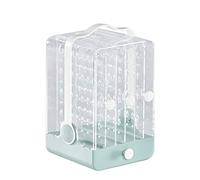 MYUYEE Portagioielliscatola Portagioielli Organizzatore per Gioielli Espositore per Gioielli Trasparente con Cassetti Organizzatore per Gioielli per Orecchini, Bracciali, Collan(C-13X12,8X21,5Cm)