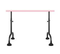 MYUYEE Sbarra per Danza Classica Bastone da Danza Regolabile Sbarra per Danza Classica Sbarra per Danza Portatile Regolabile in 3 Gradi Bastone Orizzontale,Rosa