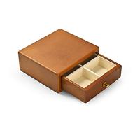 MYUYEE Scatola Portagioie per Orecchini, Anelli, Bracciali, Collane, in Legno Massello, con Piccoli Cassetti, Organizer per Gioielli, Espositore per Gioielli, C-4,8 * 12 * 13 Cm(L-4,8 * 12 * 13Cm)