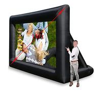 MYUYEE Schermo Gigante Gonfiabile per Proiettore Cinematografico da 4,22 M (14Ft) E 6,12 M (20Ft) per Interni Ed Esterni, con Borsa per Accessori, Ideale per Gaming E Uffic(14 Piedi - 14 Piedi)