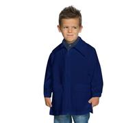 MyVorrei Grembiule Asilo con Cerniera Unisex Blu | Taglia da 7 8 9 10 11 Anni | Nome Personalizzabile Ricamo Punto Catenella o Punto Sodo