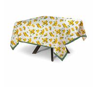 MyVorrei Tovaglia Quadrata Fantasia New Lemon Cotone 100% 180x180 con 8 tovaglioli