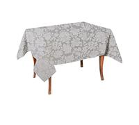 MyVorrei Tovaglia Rettangolare Antimacchia Jacquard Poliestere 100% 120x150 con 4 tovaglioli
