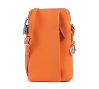 Mywalit Cremona Borsetta porta cellulare arancio, pelle, donna