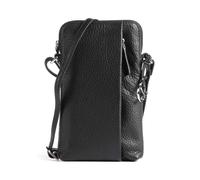 Mywalit Cremona Borsetta porta cellulare nero, pelle, donna