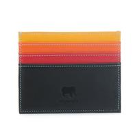 mywalit Porta carte di credito su entrambi i lati, in pelle, multicolore, con finestra per 6 carte di credito, Ritmo Nero, std, classico