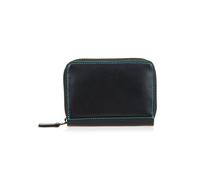 mywalit Portacarte donna in pelle Zipped Credit Card Holder - 328-4 - black pace