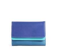 Mywalit doppio Flap portafoglio pelle 13 cm blu