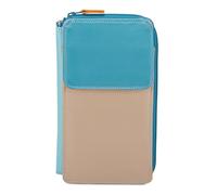 mywalit Portafoglio donna in pelle con tracolla Zip Round Multi Purse with Shoulder Strap -1220-186 - sardinia